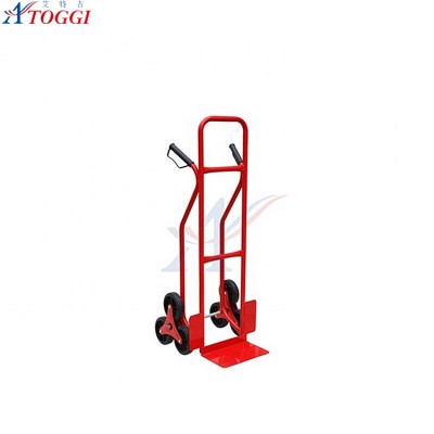 6 wheels steel stair climbing hand trolley