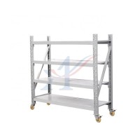 1500*500*2000mm metal moving rack with wheels