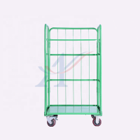 800*600*1700mm industrial folding logistic roll container trolley