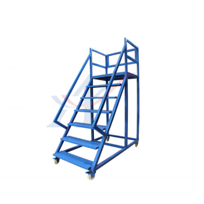 3.5m platform height steel folding ladders