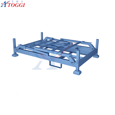 foldable commercial metal mobile tyre storage rack