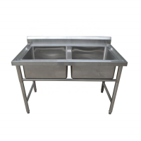 1200*600*800mm Stainless steel double bowl  kitchen sink